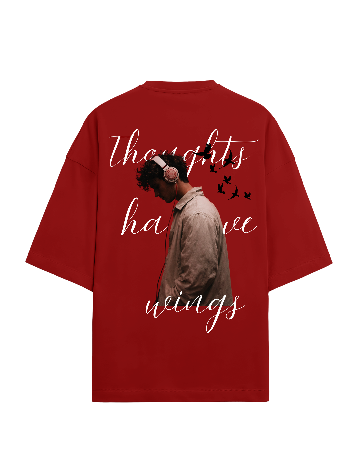 Thoughts Have Wings Oversized Tee