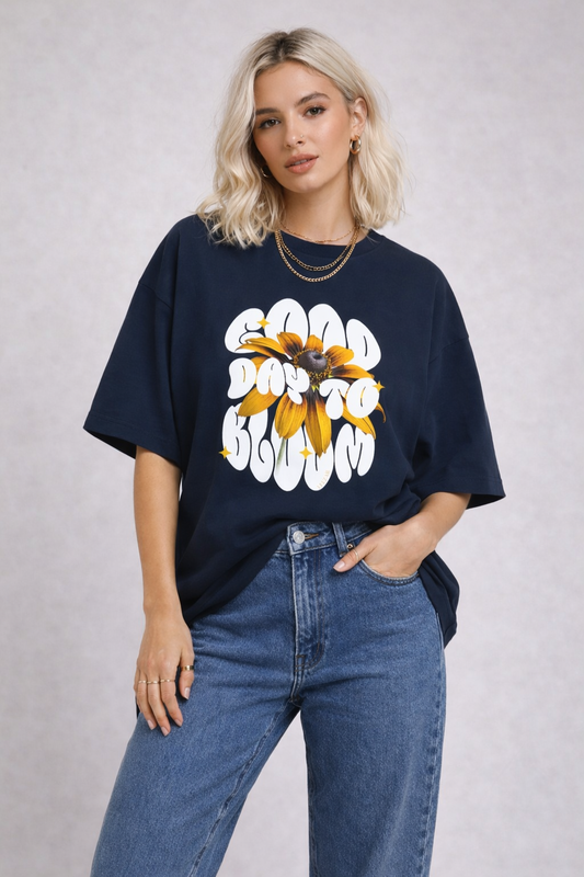 Bloom Everyday - Oversized Terry Tshirt