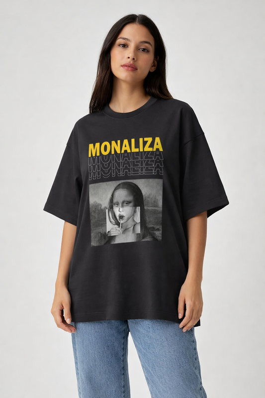 Monaliza Muse Oversized Terry Tee