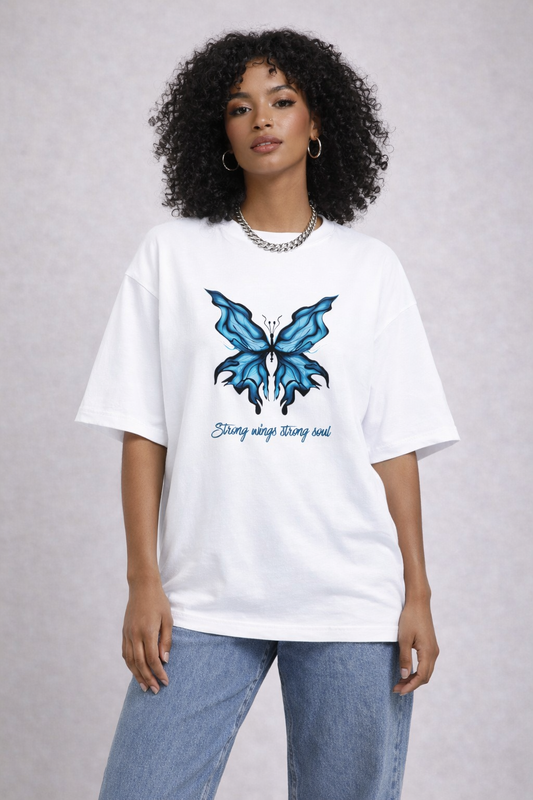 Strong Wings - Oversized Terry Tshirt